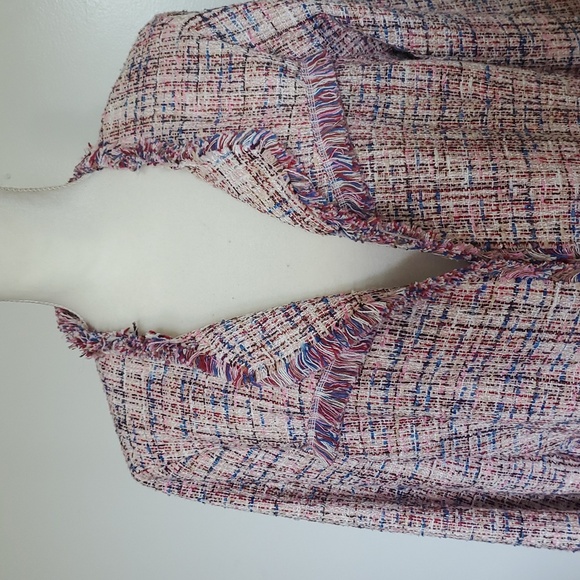 Laundry By Shelli Segal Multicolor Tweed Lined Jacket - Picture 4 of 8
